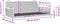 vidaXL - Schommelbank - 109x62x40 - cm - poly - rattan - zwart