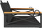 vidaXL - Schommelbank - 109x62x40 - cm - poly - rattan - zwart