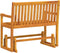 vidaXL - Schommelbank - 110 - cm - massief - acaciahout