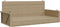 vidaXL - Schommelbank - 119x56x48 - cm - poly - rattan - beige
