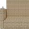 vidaXL - Schommelbank - 119x56x48 - cm - poly - rattan - beige