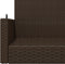 vidaXL - Schommelbank - 119x56x48 - cm - poly - rattan - bruin