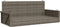 vidaXL - Schommelbank - 119x56x48 - cm - poly - rattan - grijs
