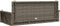 vidaXL - Schommelbank - 119x56x48 - cm - poly - rattan - grijs