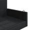 vidaXL - Schommelbank - 119x56x48 - cm - poly - rattan - zwart