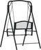 vidaXL - Schommelbank - 124 - cm - staal - zwart