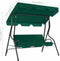 vidaXL Schommelbank 170x110x153 cm stof groen