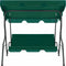 vidaXL Schommelbank 170x110x153 cm stof groen
