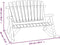 vidaXL - Schommelbank - 2-zits - 123x96x102 - cm - massief - vurenhout