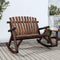 vidaXL - Schommelbank - 2-zits - 123x96x102 - cm - massief - vurenhout