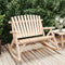 vidaXL - Schommelbank - 2-zits - 123x96x102 - cm - massief - vurenhout