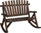 vidaXL - Schommelbank - 2-zits - 123x96x102 - cm - massief - vurenhout
