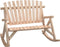 vidaXL - Schommelbank - 2-zits - 123x96x102 - cm - massief - vurenhout