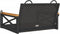 vidaXL - Schommelbank - 63x62x40 - cm - poly - rattan - zwart