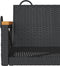 vidaXL - Schommelbank - 63x62x40 - cm - poly - rattan - zwart