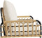 vidaXL - Schommelbank - met - kussens - 105x58x38 - cm - poly - rattan - en - staal