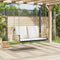 vidaXL - Schommelbank - met - kussens - 105x58x38 - cm - poly - rattan - en - staal