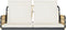 vidaXL - Schommelbank - met - kussens - 105x58x38 - cm - poly - rattan - en - staal