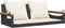 vidaXL - Schommelbank - met - kussens - 109x62x40 - cm - poly - rattan - zwart