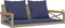 vidaXL - Schommelbank - met - kussens - 109x62x40 - cm - poly - rattan - grijs