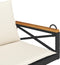 vidaXL - Schommelbank - met - kussens - 109x62x40 - cm - poly - rattan - zwart