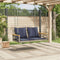 vidaXL - Schommelbank - met - kussens - 109x62x40 - cm - poly - rattan - grijs