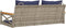 vidaXL - Schommelbank - met - kussens - 109x62x40 - cm - poly - rattan - grijs