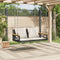 vidaXL - Schommelbank - met - kussens - 109x62x40 - cm - poly - rattan - zwart
