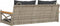 vidaXL - Schommelbank - met - kussens - 109x62x40 - cm - poly - rattan - grijs
