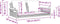 vidaXL - Schommelbank - met - kussens - 109x62x40 - cm - poly - rattan - zwart