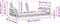 vidaXL - Schommelbank - met - kussens - 109x62x40 - cm - poly - rattan - grijs
