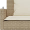 vidaXL - Schommelbank - met - kussens - 119x56x48 - cm - poly - rattan - beige
