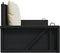 vidaXL - Schommelbank - met - kussens - 119x56x48 - cm - poly - rattan - zwart