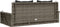 vidaXL - Schommelbank - met - kussens - 119x56x48 - cm - poly - rattan - grijs