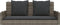 vidaXL - Schommelbank - met - kussens - 119x56x48 - cm - poly - rattan - grijs