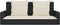 vidaXL - Schommelbank - met - kussens - 119x56x48 - cm - poly - rattan - zwart