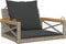 vidaXL - Schommelbank - met - kussens - 63x62x40 - cm - poly - rattan - grijs