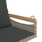 vidaXL - Schommelbank - met - kussens - 63x62x40 - cm - poly - rattan - grijs
