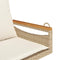 vidaXL - Schommelbank - met - kussens - 63x62x40 - cm - poly - rattan - beige