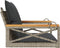vidaXL - Schommelbank - met - kussens - 63x62x40 - cm - poly - rattan - grijs