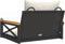 vidaXL - Schommelbank - met - kussens - 63x62x40 - cm - poly - rattan - zwart