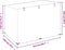 vidaXL - Schommelbankhoes - met - 12 - oogjes - 215x150x130/150 - cm - polyetheen
