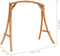 vidaXL - Schommelframe - massief - gebogen - hout - met - teakafwerking