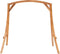 vidaXL - Schommelframe - massief - gebogen - hout - met - teakafwerking