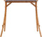 vidaXL - Schommelframe - met - antracietkleur - dak - gebogen - hout - teakafwerking