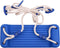 vidaXL Schommelset met 2 zitjes 38x16 cm polyetheen blauw