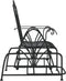 vidaXL - Schommelstoel - 61 - cm - staal - zwart