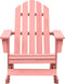 vidaXL - Schommelstoel - Adirondack - massief - vurenhout - roze