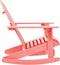 vidaXL - Schommelstoel - Adirondack - massief - vurenhout - roze