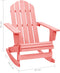 vidaXL - Schommelstoel - Adirondack - massief - vurenhout - roze